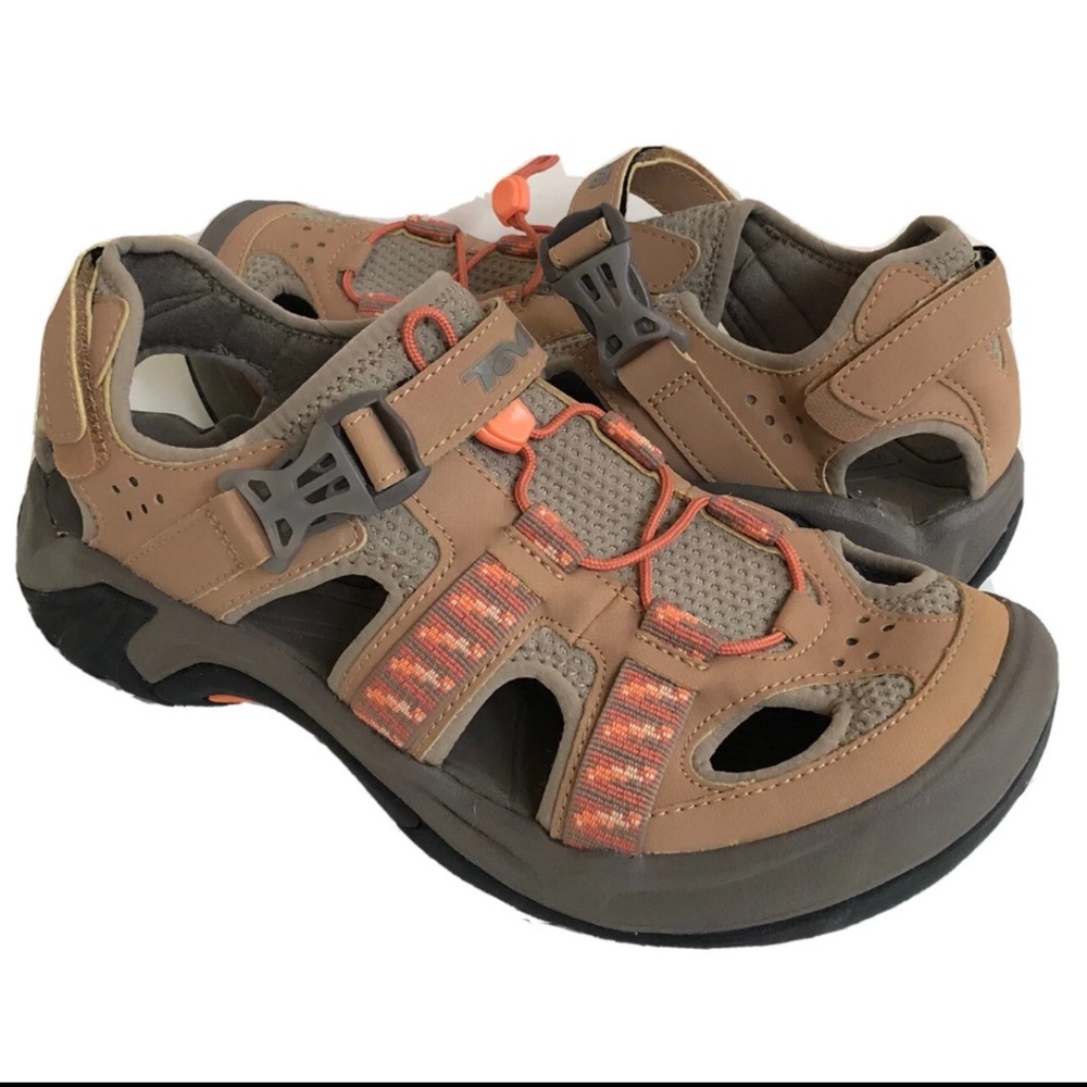 TEVA WOMEN OMNIUM STACKS LANGOUSTINO STRAPPY SPORTS SANDALS US 9 / EU 40/ UK 7